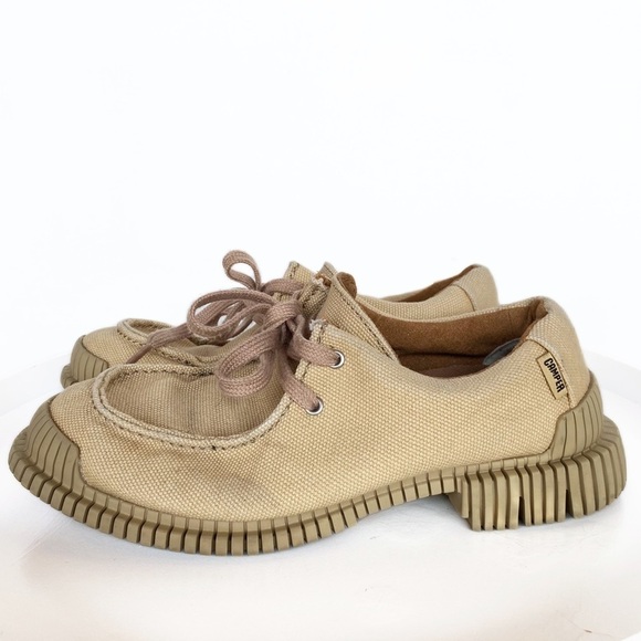 SALE 🛍️ CAMPER Pix canvas shoes in Neutral Beige Womens size 36 - Picture 1 of 10